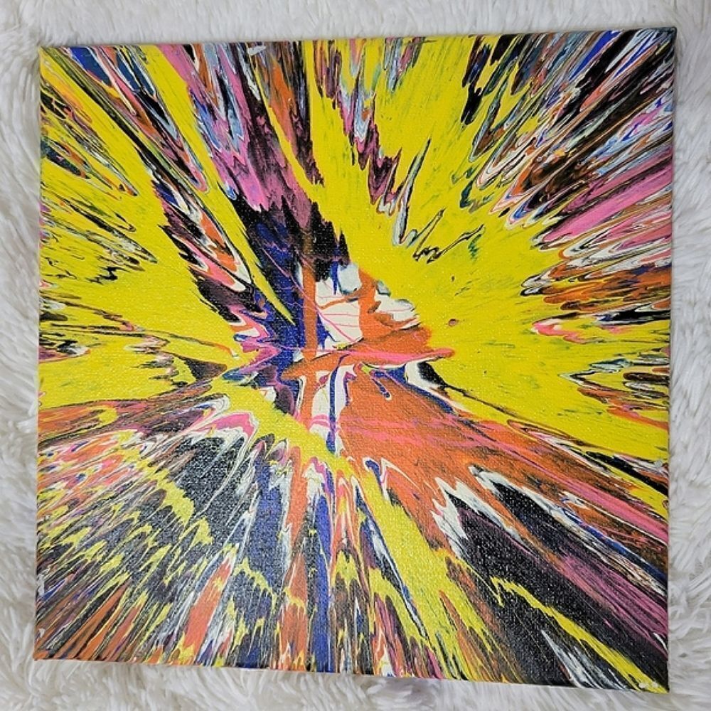 Custom spin art 10x10